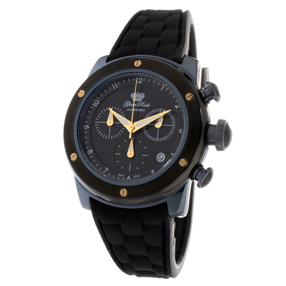 GLAM ROCK Black Synthetic Sport Watch by GLAM ROCK
