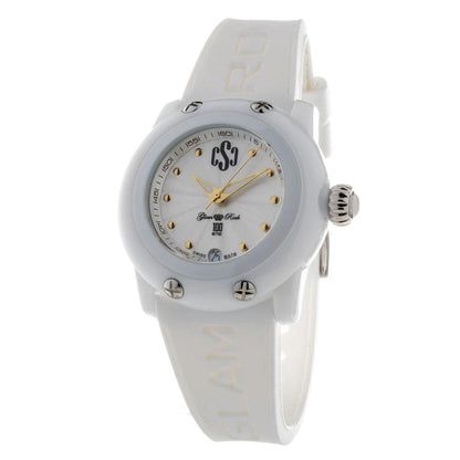 GLAM ROCK White Synthetic Sport Watch by GLAM ROCK
