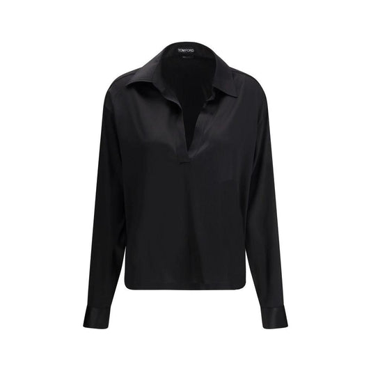 Tom Ford Black Silk Dress Shirt by Tom Ford