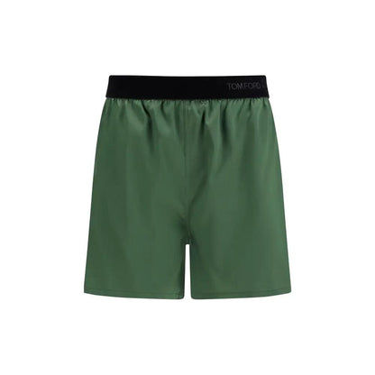 Tom Ford Bicolor Silk Bermuda Shorts by Tom Ford