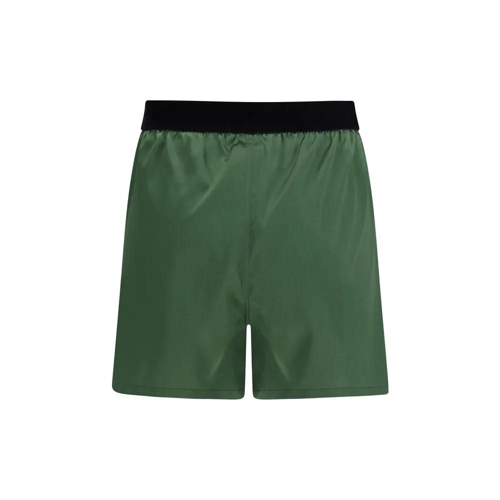 Tom Ford Bicolor Silk Bermuda Shorts by Tom Ford