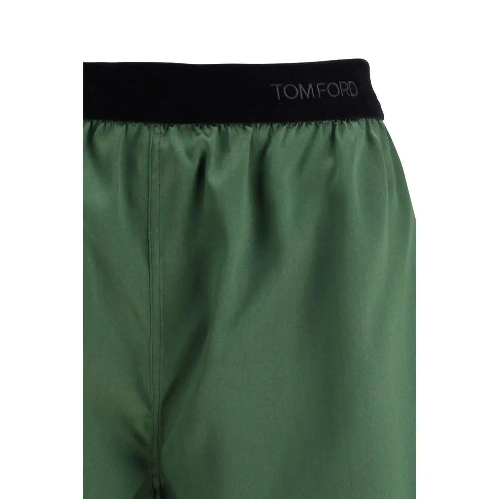 Tom Ford Bicolor Silk Bermuda Shorts by Tom Ford