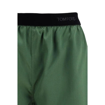 Tom Ford Bicolor Silk Bermuda Shorts by Tom Ford