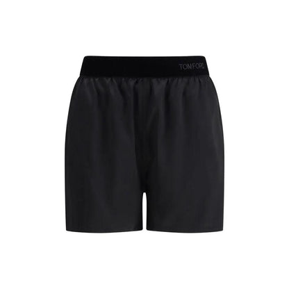 Tom Ford Black Silk Bermuda Shorts by Tom Ford