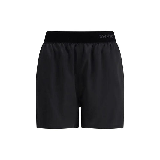 Tom Ford Black Silk Bermuda Shorts by Tom Ford