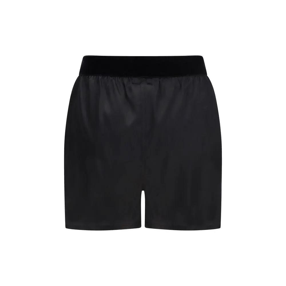 Tom Ford Black Silk Bermuda Shorts by Tom Ford