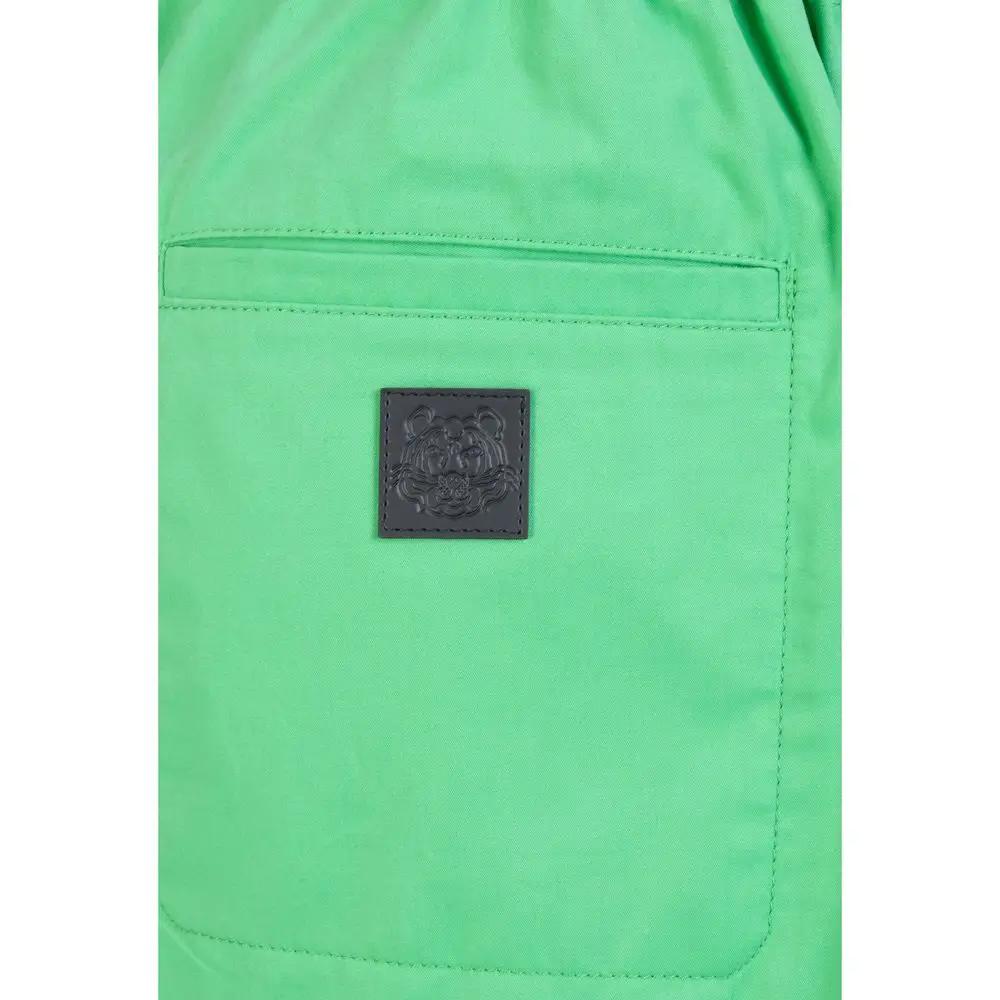 Kenzo Bicolor Cotton Short And Mini Shorts by Kenzo