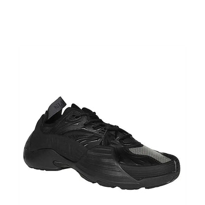 Lanvin Black Polyethylene Athletic Sneakers by Lanvin
