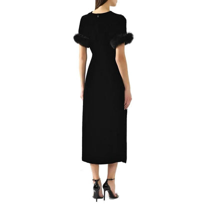 Fendi Black Viscose Cocktail Dress by Fendi