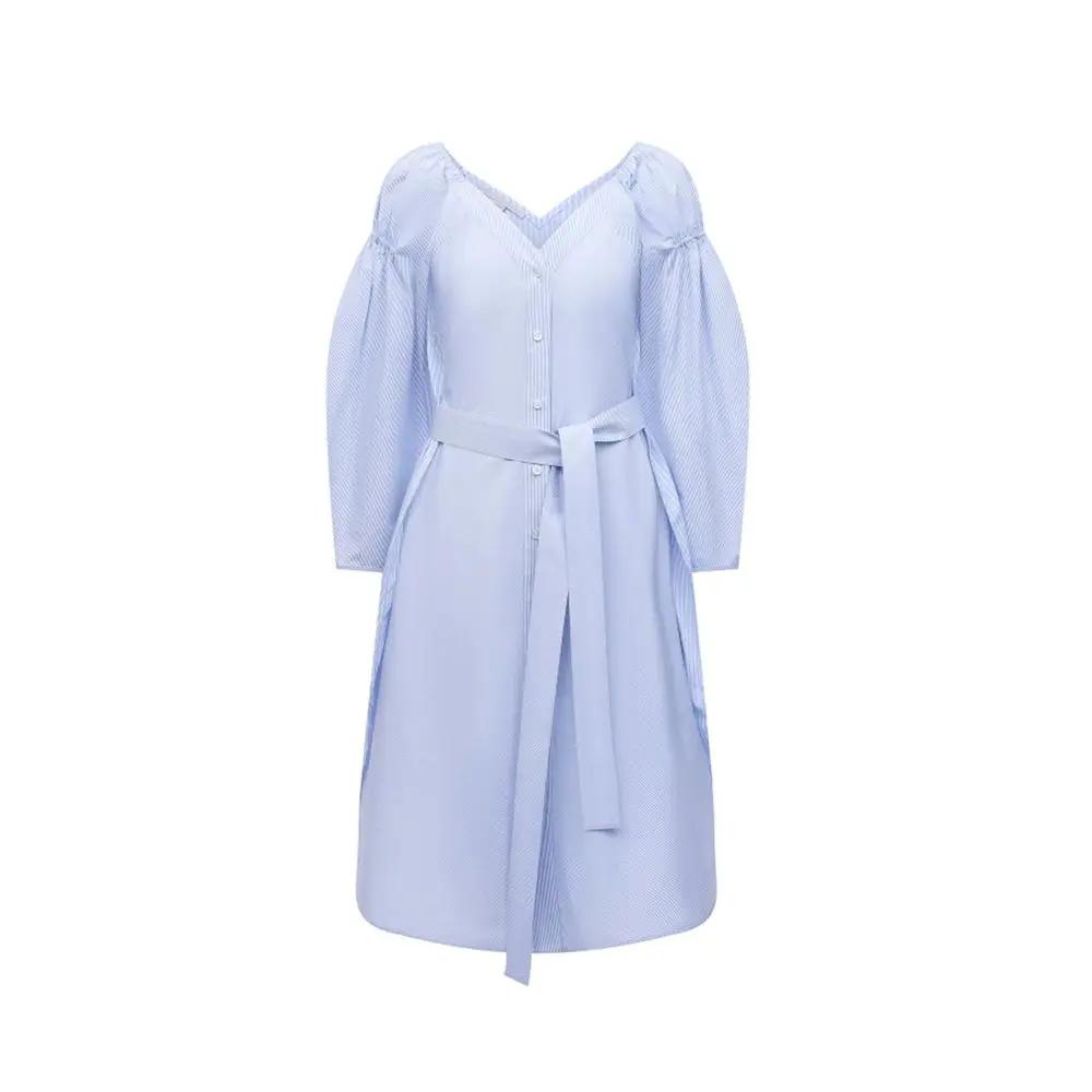 Stella McCartney Blue Cotton Casual Dress by Stella McCartney