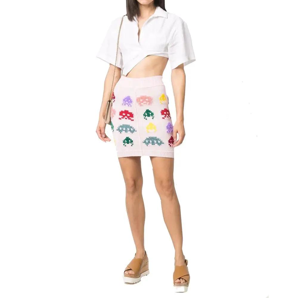 Stella McCartney Multicolor Cotton Mini Skirt by Stella McCartney