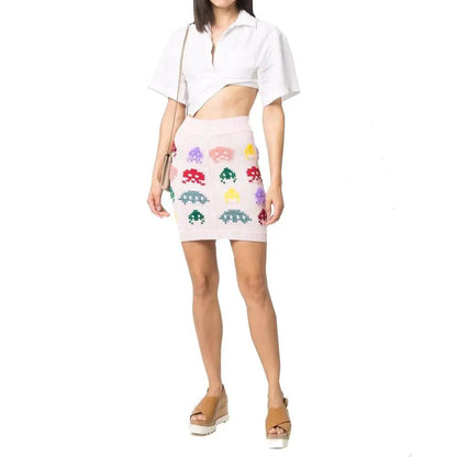 Stella McCartney Multicolor Cotton Mini Skirt by Stella McCartney