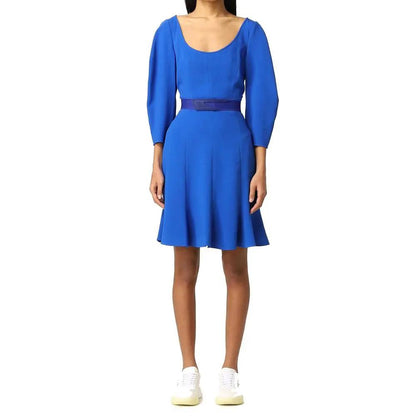 Stella McCartney Blue Viscose Casual Dress by Stella McCartney