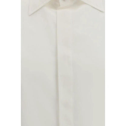 Valentino White Cotton Dress Shirt by Valentino