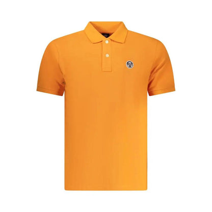 North Sails Arancione Cotton Men Polo by North Sails