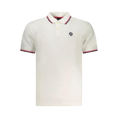 North Sails Bianco Cotton Men Polo by North Sails