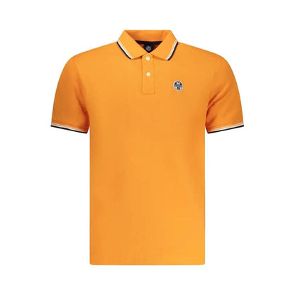 North Sails Arancione Cotton Men Polo by North Sails