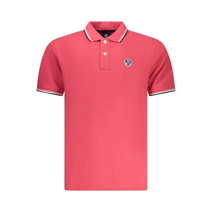 North Sails Red Cotton Men Polo by North Sails