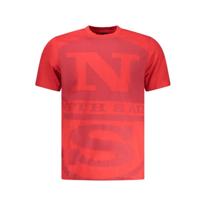 North Sails Rosso Cotton Men T-Shirt by North Sails
