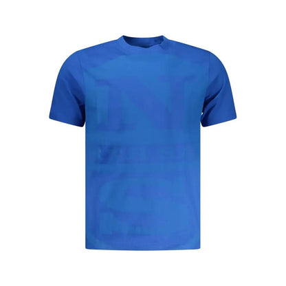North Sails Blue Cotton Men T-Shirt by North Sails