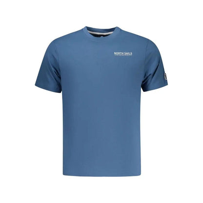 North Sails Blue Cotton Men T-Shirt by North Sails