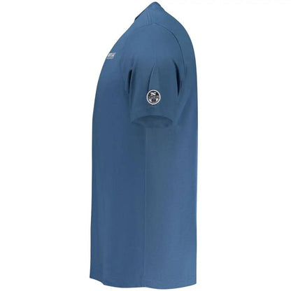 North Sails Blue Cotton Men T-Shirt by North Sails