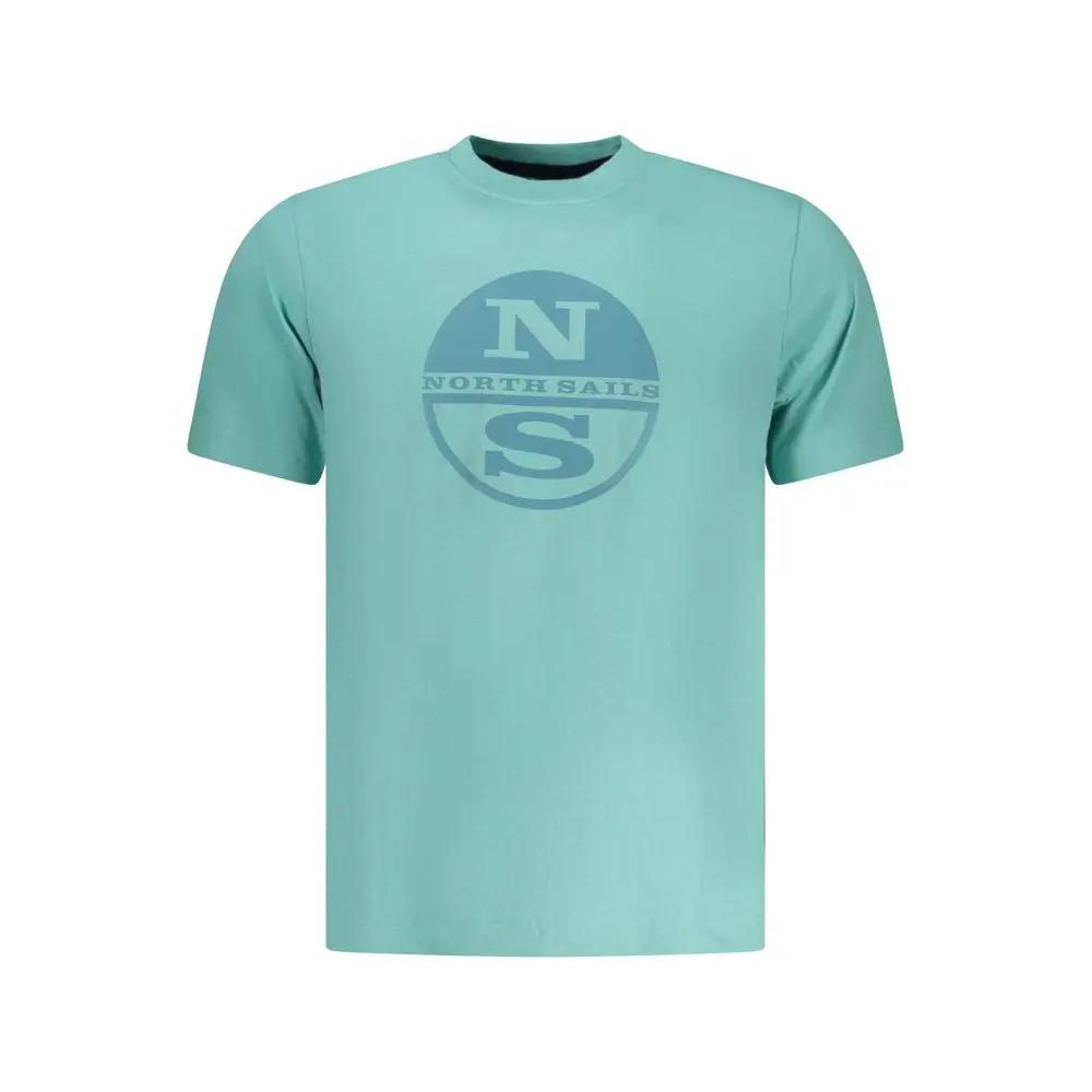 North Sails Azzurro Cotton Men T-Shirt by North Sails