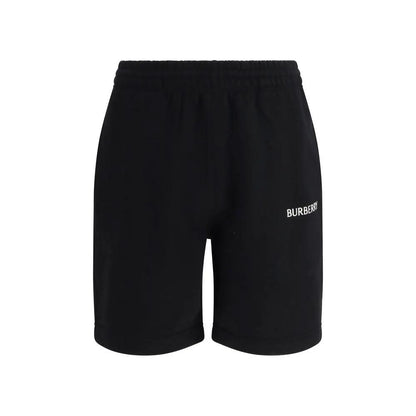 Burberry Black Cotton Bermuda Shorts by Burberry