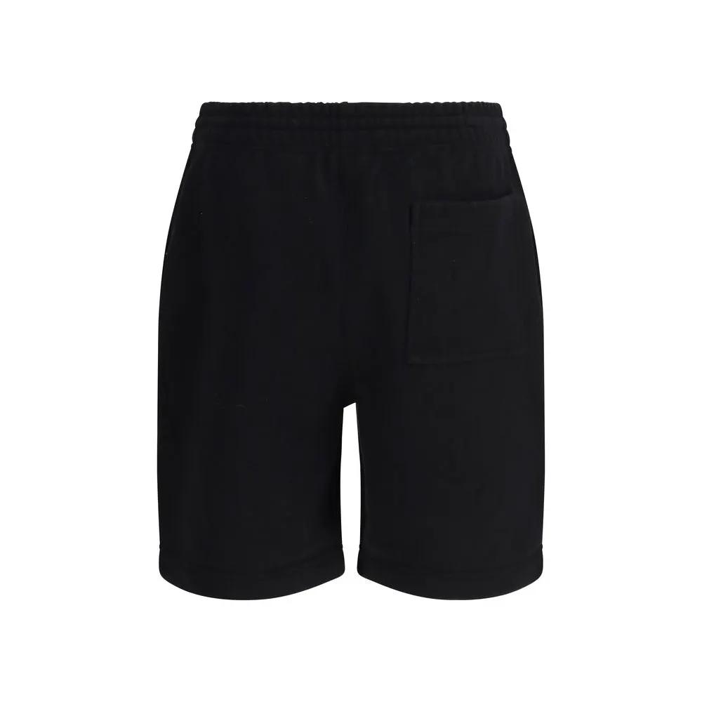 Burberry Black Cotton Bermuda Shorts by Burberry