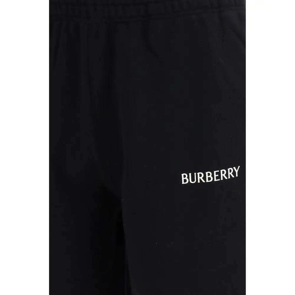 Burberry Black Cotton Bermuda Shorts by Burberry