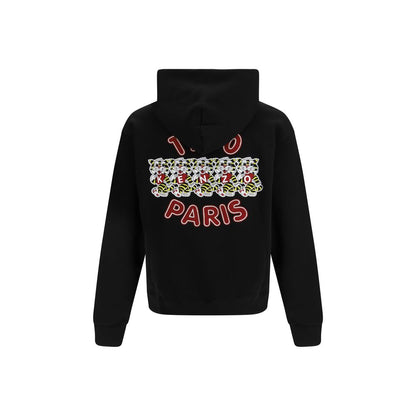 Sweat à capuche Kenzo homme Wild Tiger en coton noir – KE-FG55HO2044MJ99J
