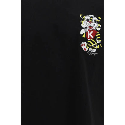 Kenzo Black Cotton T-Shirt by Kenzo