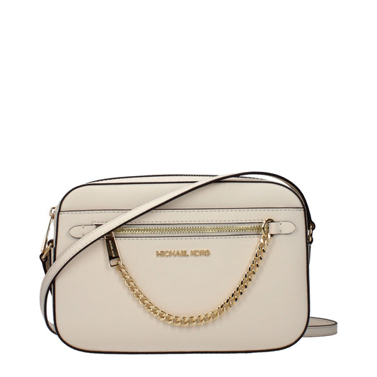 Sac bandoulière Michael Kors femme en cuir beige – MI15443213680905BT