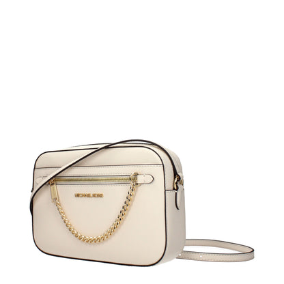Sac bandoulière Michael Kors femme en cuir beige – MI15443213680905BT