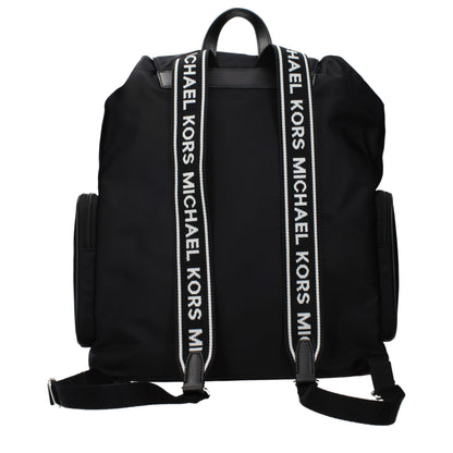Michael Kors Black Fabric Backpack