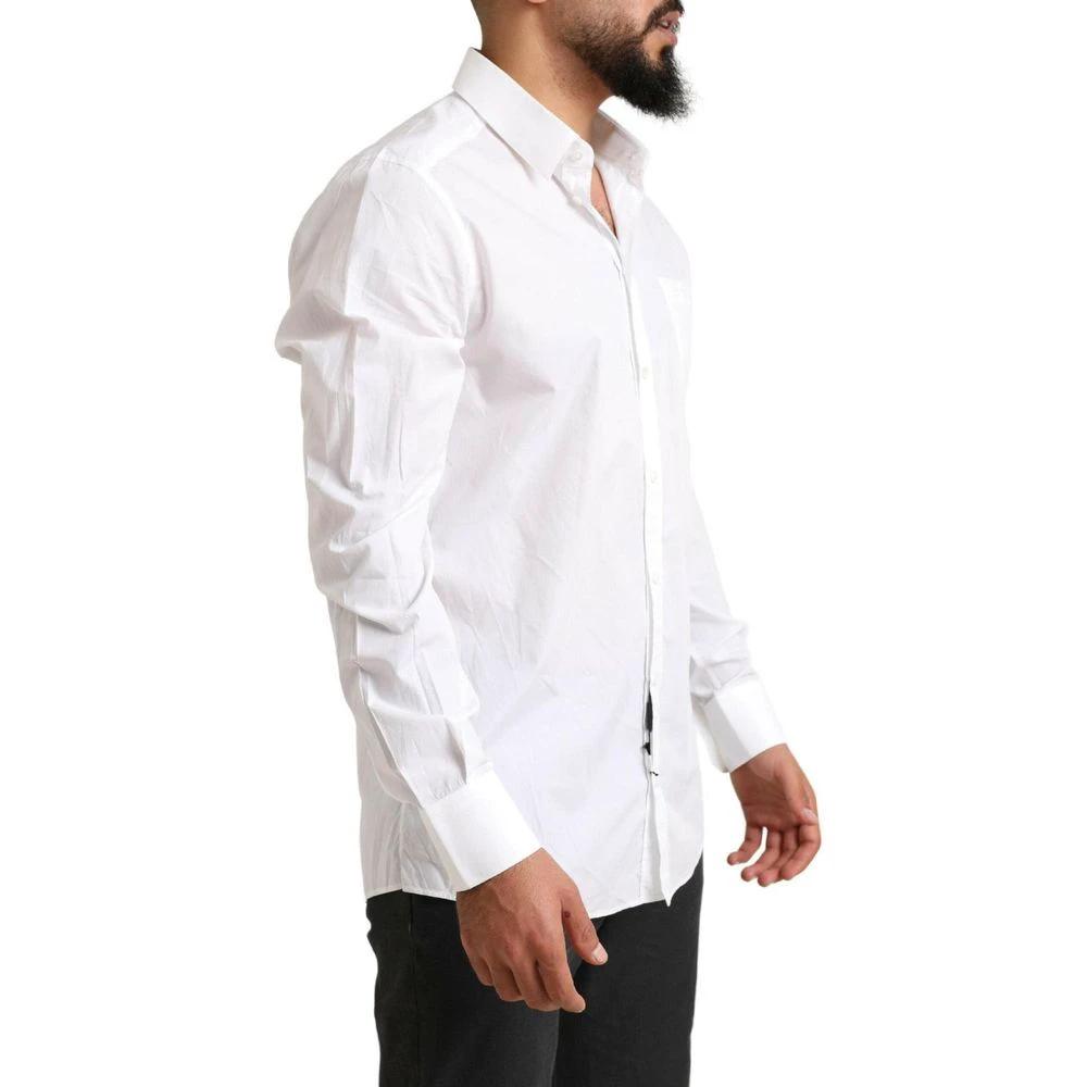 Dolce & Gabbana White Cotton Dress Shirt by Dolce & Gabbana
