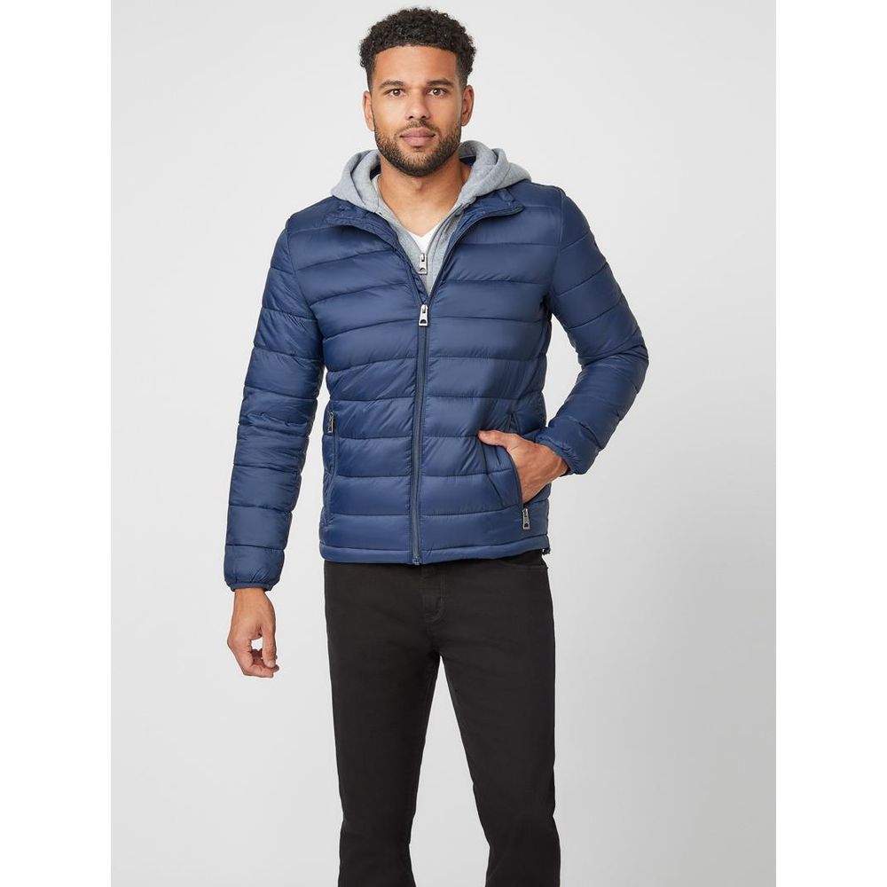 Guess Blue Polyamide Parka