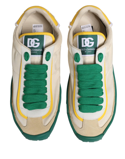 Baskets Dolce & Gabbana homme Old Runner en cuir multicolore – MV8282