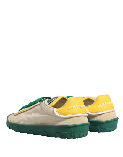 Baskets Dolce & Gabbana homme Old Runner en cuir multicolore – MV8282