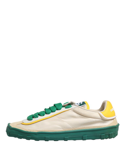 Baskets Dolce & Gabbana homme Old Runner en cuir multicolore – MV8282