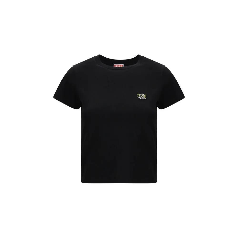 Kenzo Black Cotton T-Shirt by Kenzo