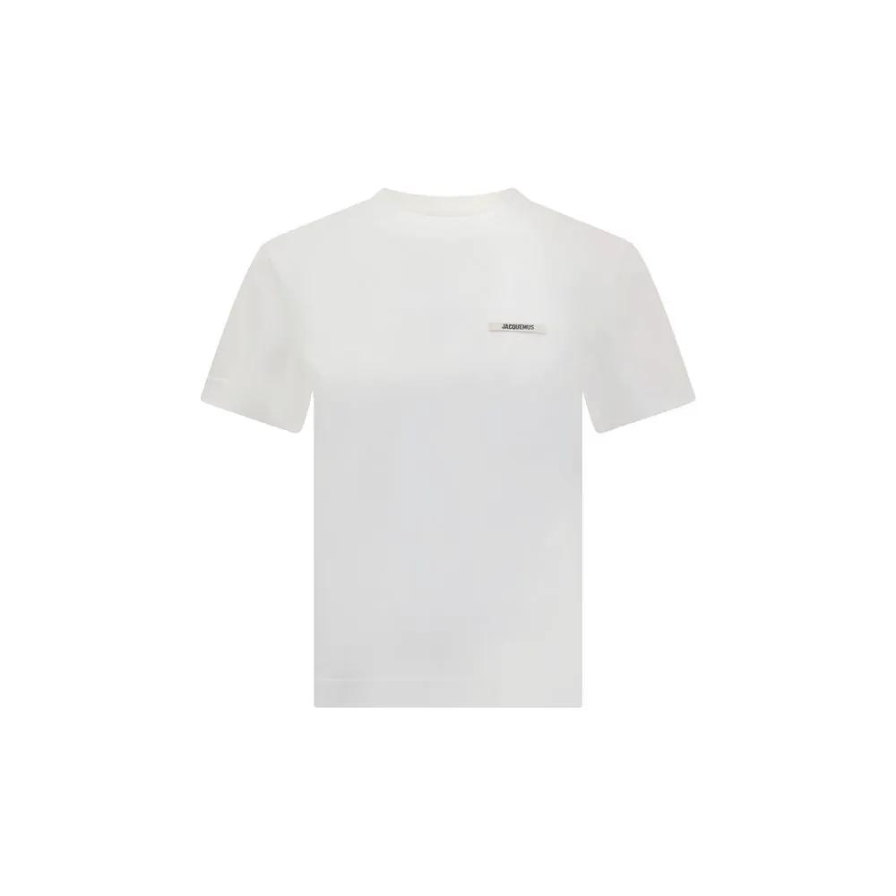 Jacquemus White Cotton T-Shirt by Jacquemus