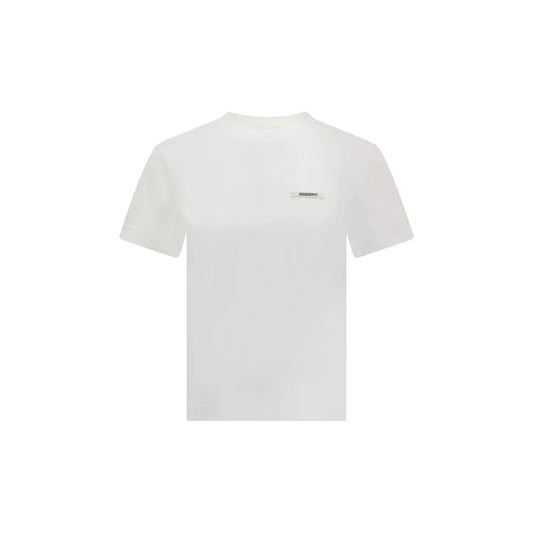 Jacquemus White Cotton T-Shirt by Jacquemus
