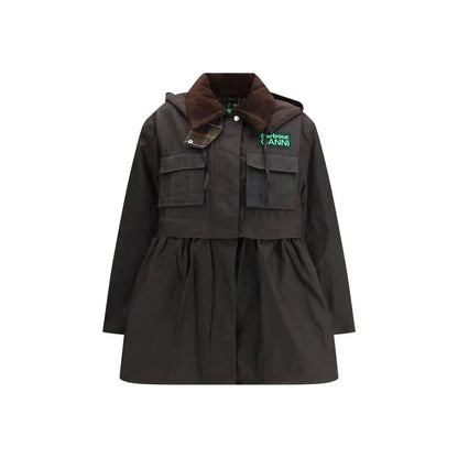 Barbour Brown Cotton Coat by Barbour
