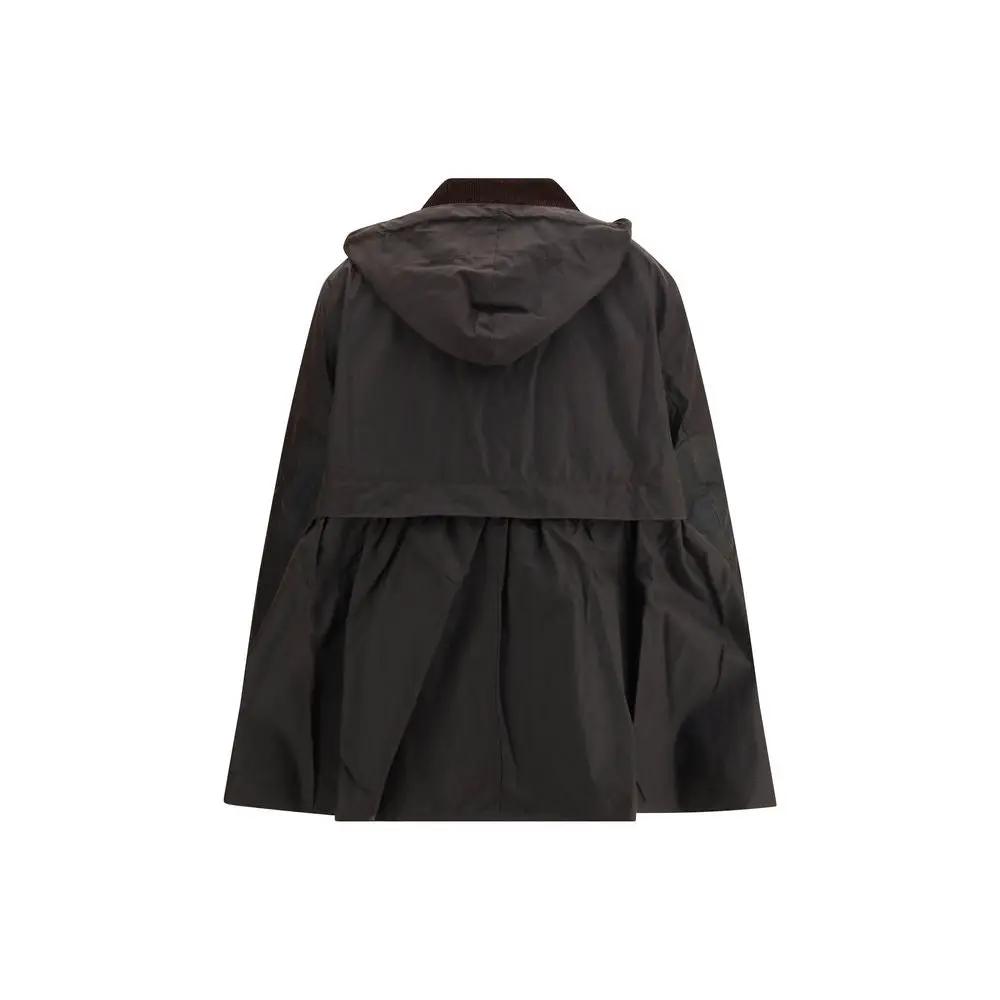 Barbour Brown Cotton Coat by Barbour