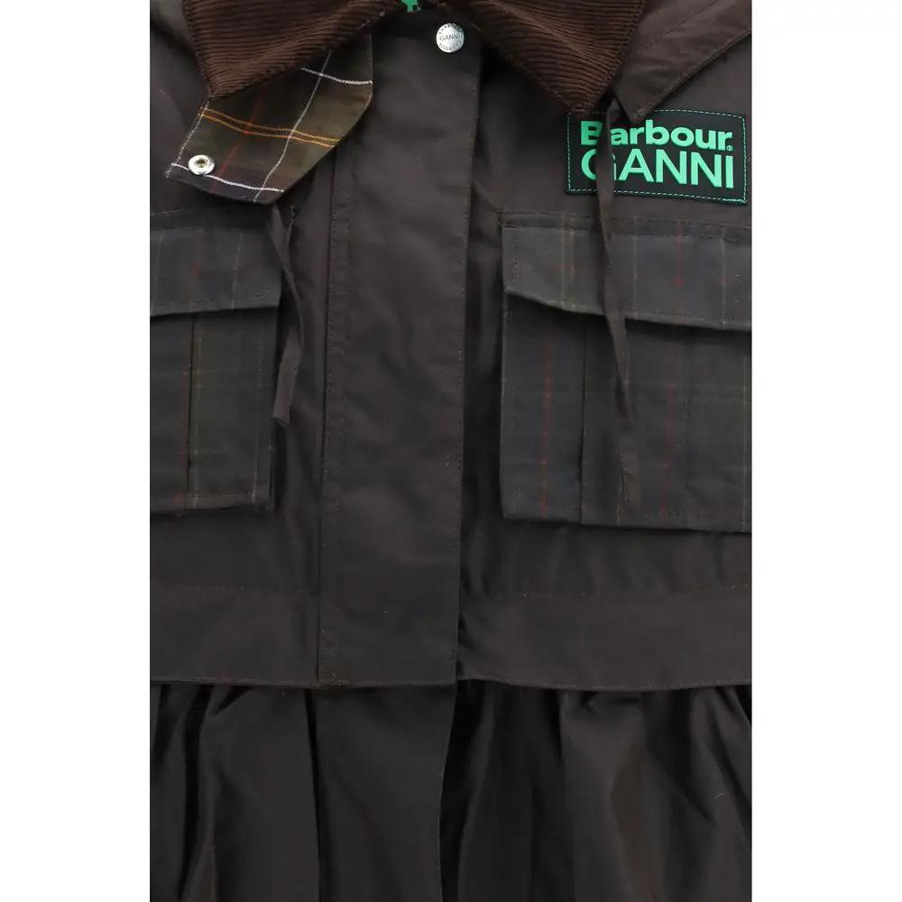 Barbour Brown Cotton Coat by Barbour