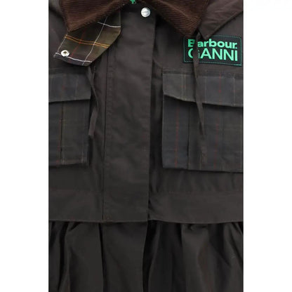 Barbour Brown Cotton Coat by Barbour