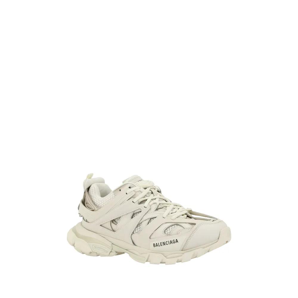 Balenciaga White Polyethylene Athletic Sneakers by Balenciaga