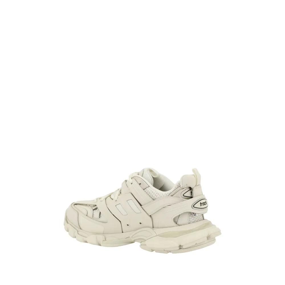 Balenciaga White Polyethylene Athletic Sneakers by Balenciaga