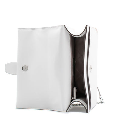 Michael Kors White Leather Shoulder Bag